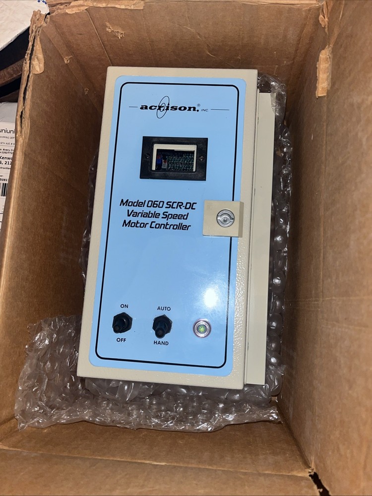 New Acrison Inc. Model 060 SCR-DC 1103 Variable Speed Motor Controller Free Ship