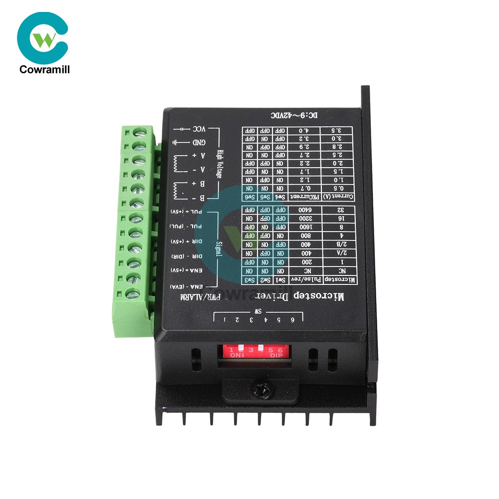 TB6600 Stepper Motor Driver 32 Micro-Step Driver 42/57 Single-Axis 4A DC 9–42V