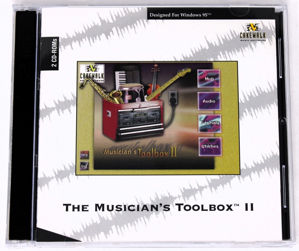 Cakewalk Musicians Toolbox II Loops/Sample/Sound Library/Sampling Double CD