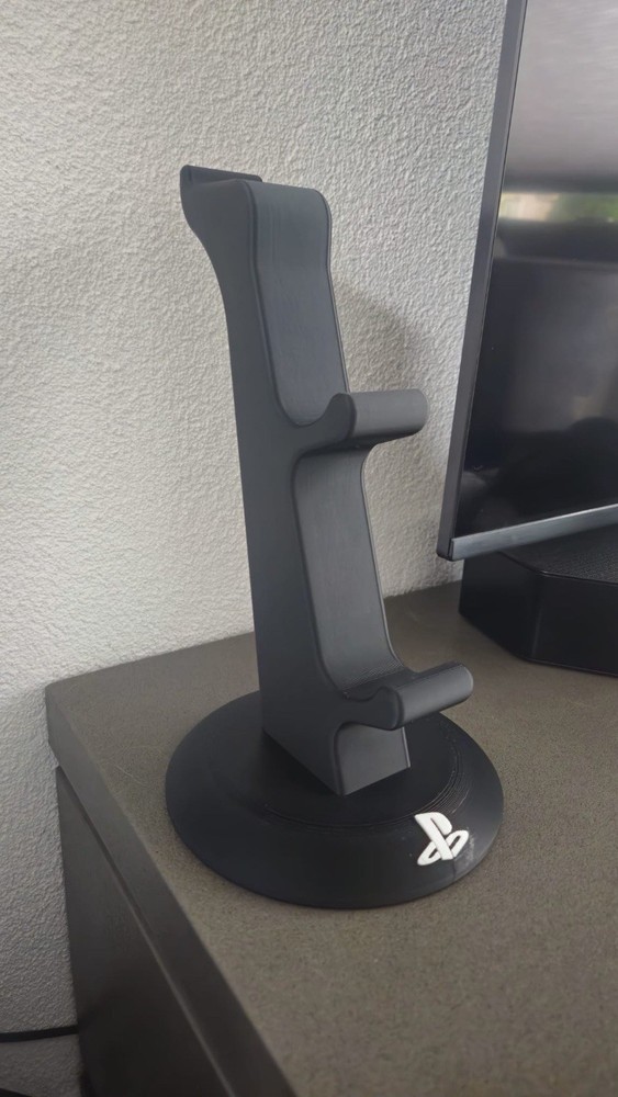 PlayStation Black White Controller Headset Stand for PS5 Mount