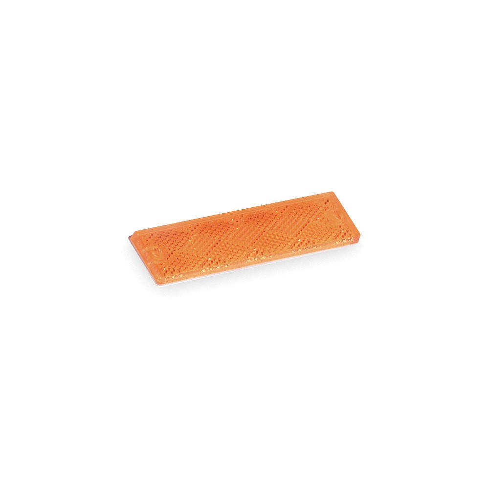 GROTE 40133 Reflector,Rectangular,Yellow,4-7/16" L 2VND8