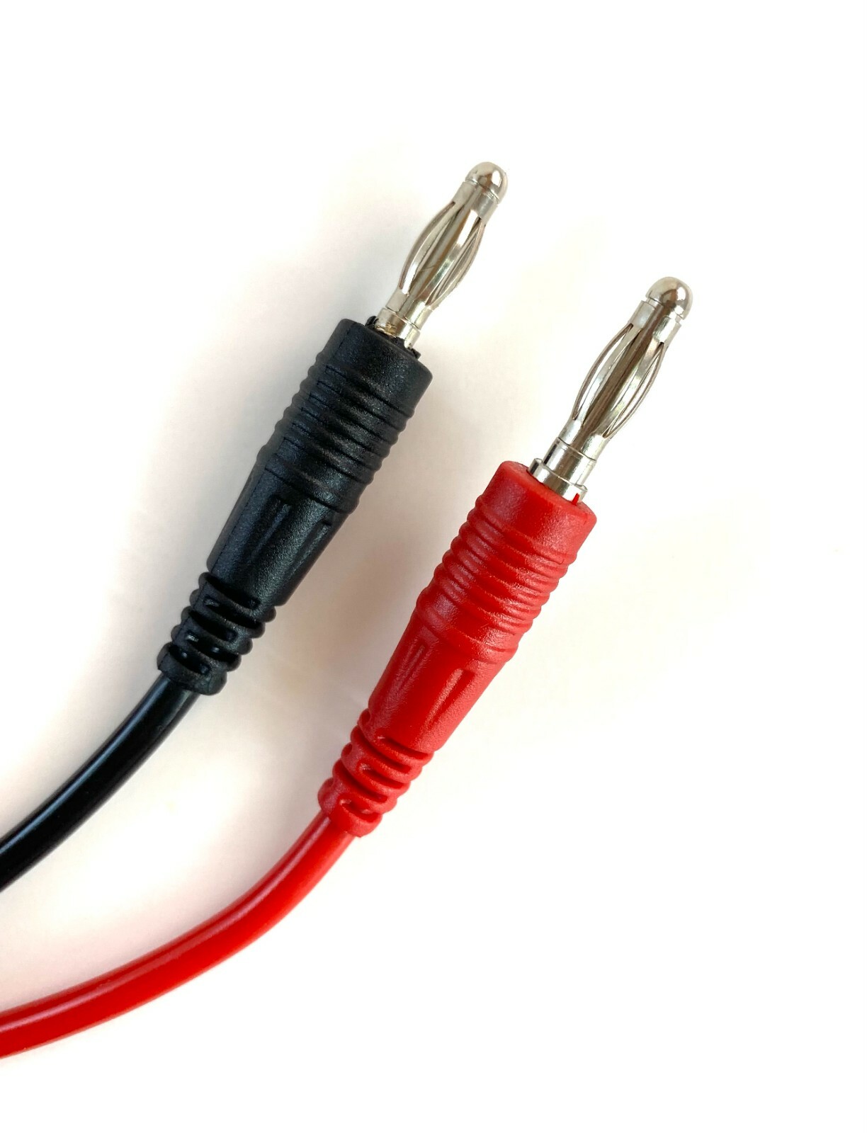 2 PCS straight Banana Plug Male to Male Test Lead Wire Cable Set 1M (3.2 feet)