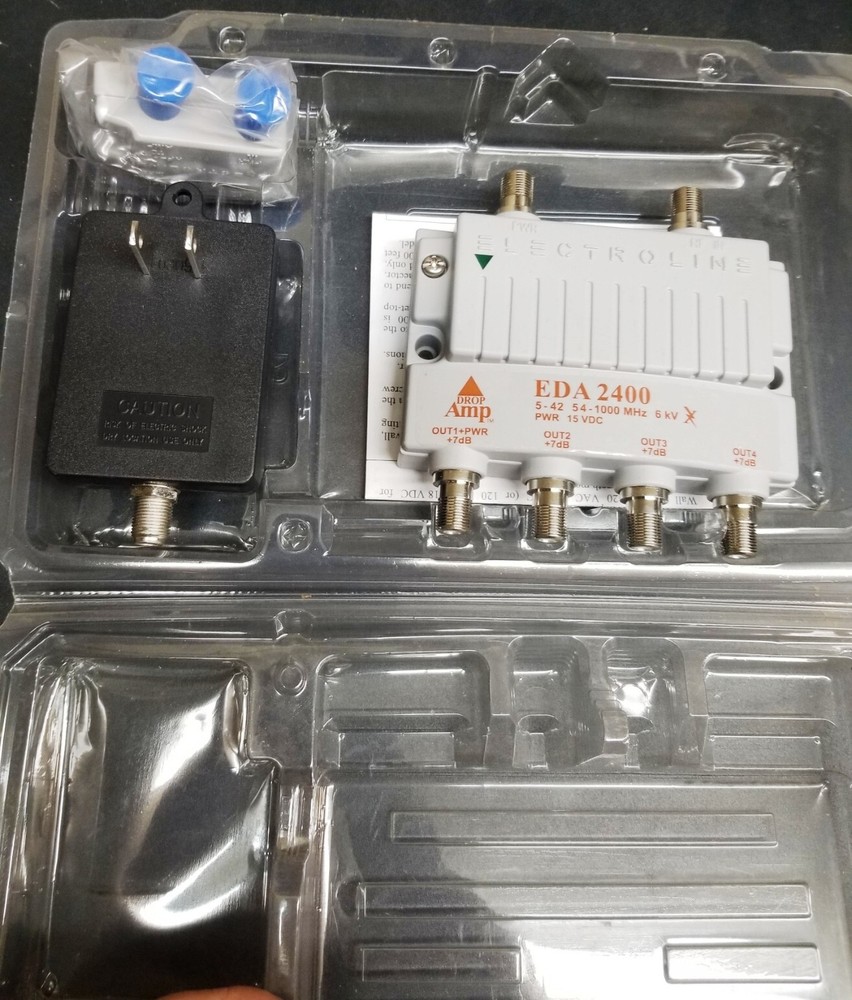 Electroline EDA 2400 4-port RF/CATV Distribution Amplifier