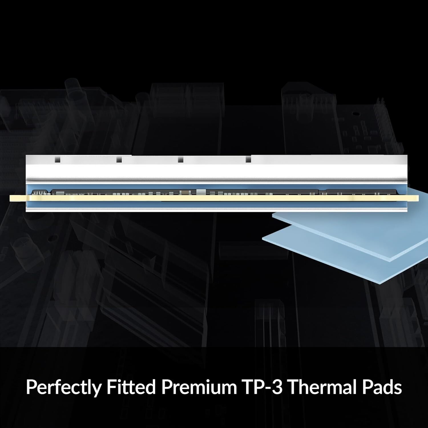 Arctic M2 Pro Heatsink Cooler for M.2 2280 SSD (Silver) ACOTH00002A