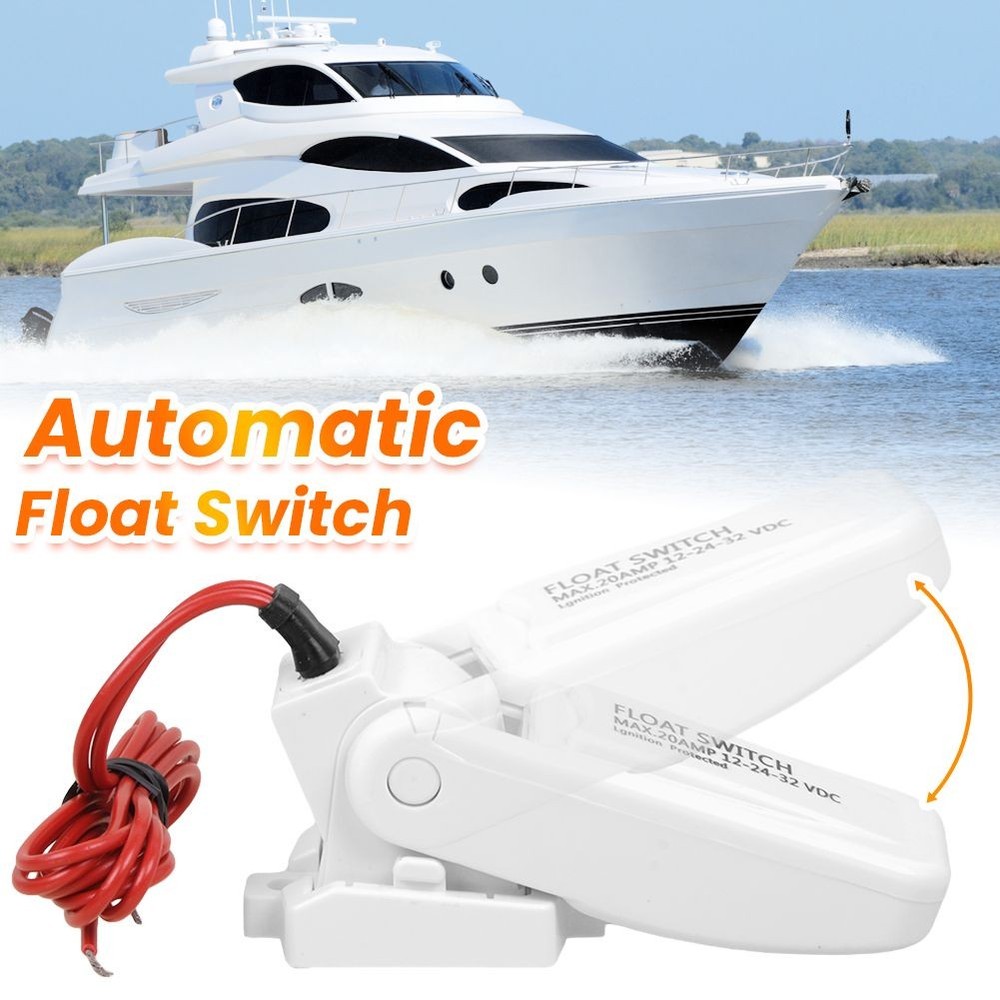 Automatic Bilge Pump Float Switch DC 12V 24V 32V Boat Ignition Protected Mercury
