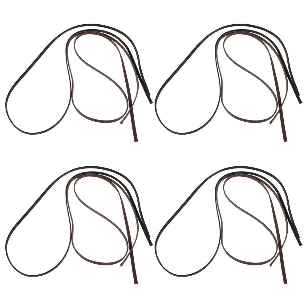 8 Pcs Handmade Rope Diy Craft Strap Bracelet Pu Making Thread