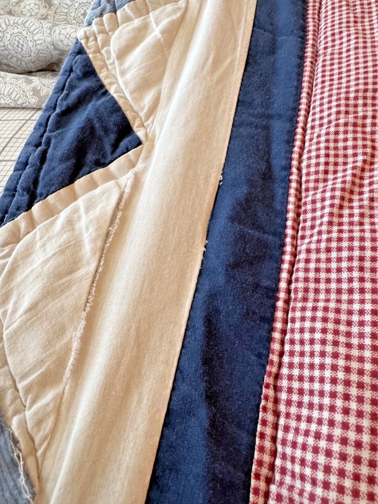 Handmade Nautical Queen Size Quilt