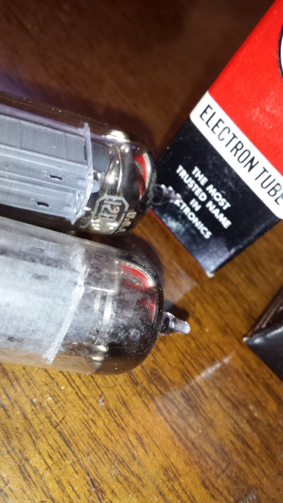 ⭐️Closely Matched Pair RCA 12BH7A GREY Plate O Getter USA Tube TV7 Tested LOT A+