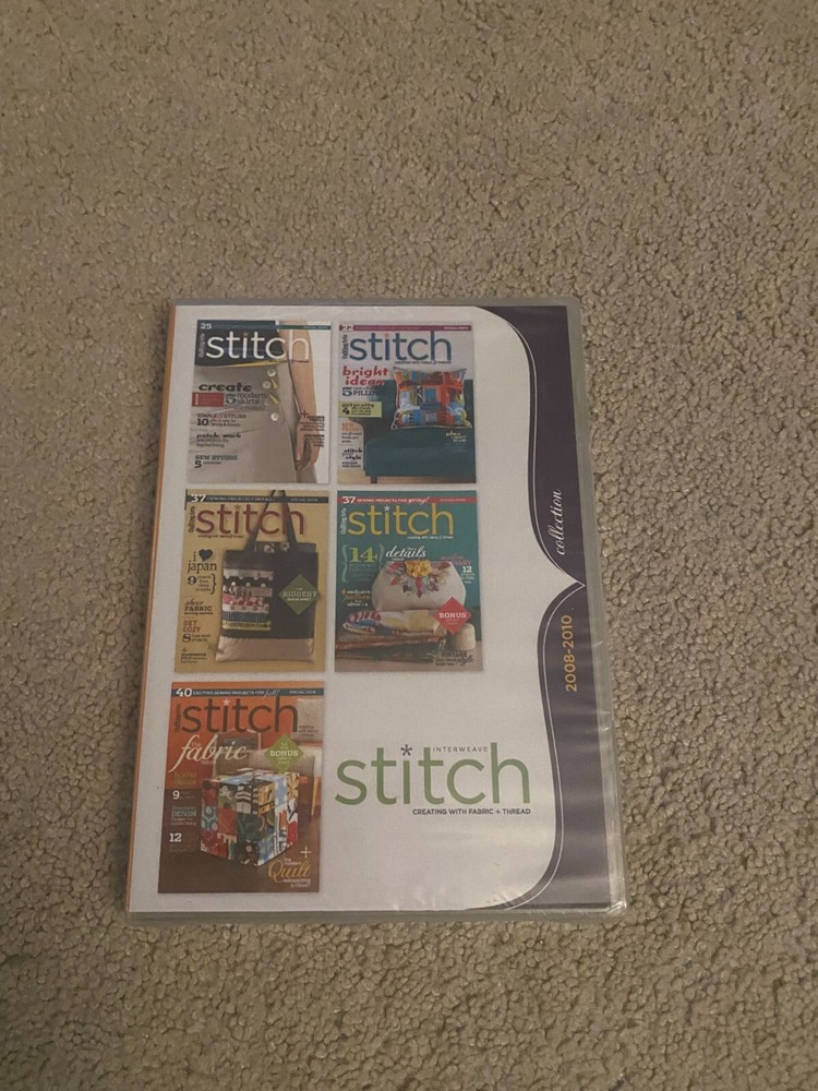 INTERWEAVE STITCH CREATING WITH FABRIC & THREAD CD-ROM NEW