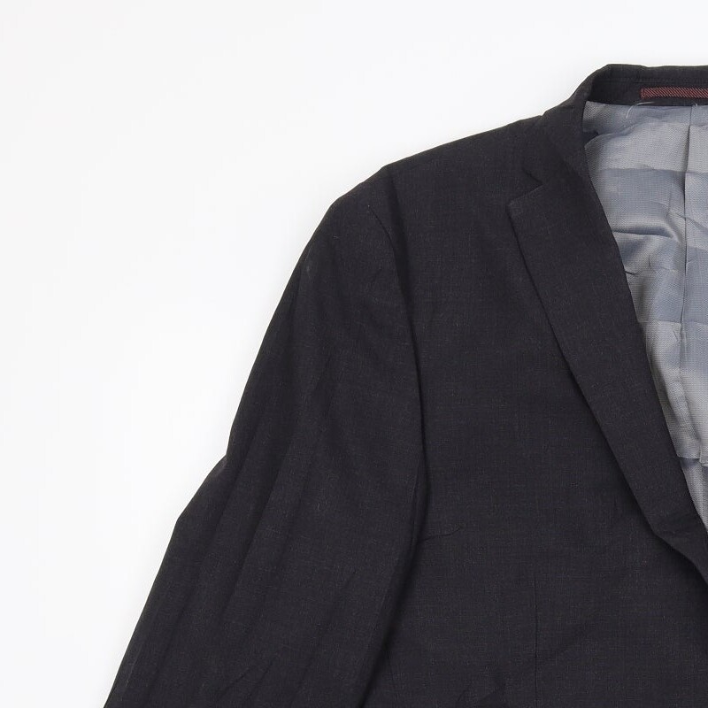 NEXT Mens Grey Wool Blend Blazer Size 42