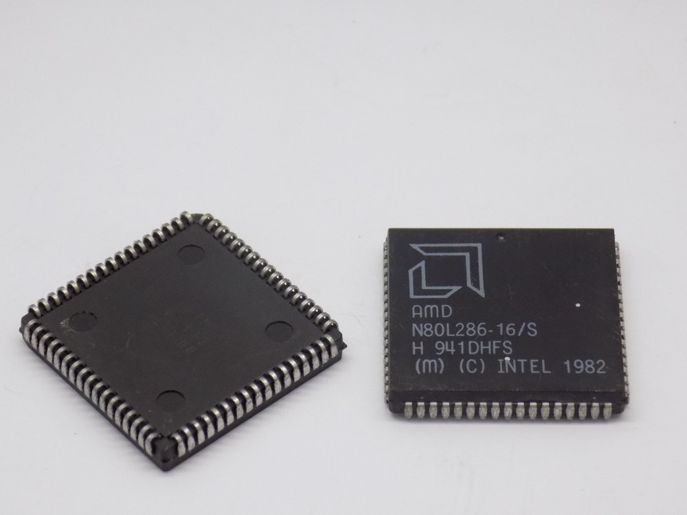 1x AMD N80l286-16S 16 MHz PLCC68 CPU / Microprocessor