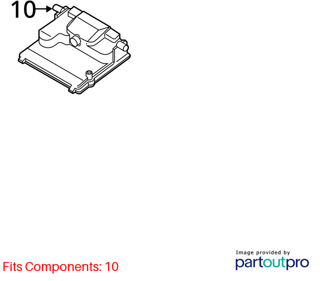 Camera/Projector Camera Windshield Mounted Fits 19-24 EDGE 1950212
