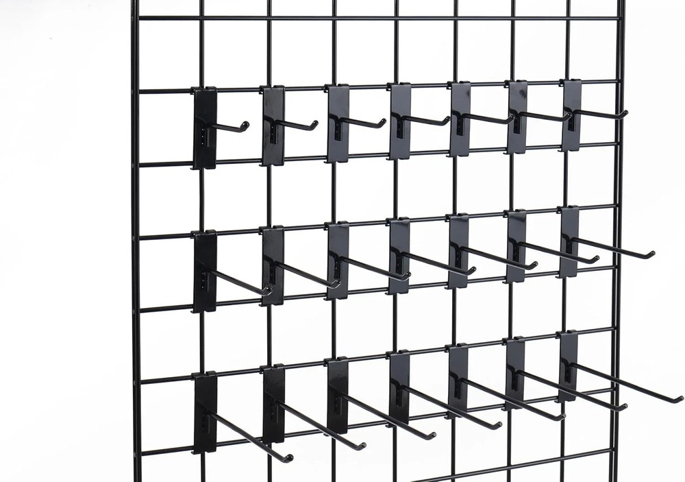 Gridwall Hooks 6 Inch 50PC Display Hooks for Grid Wall Heavy Duty Gridwall Hook