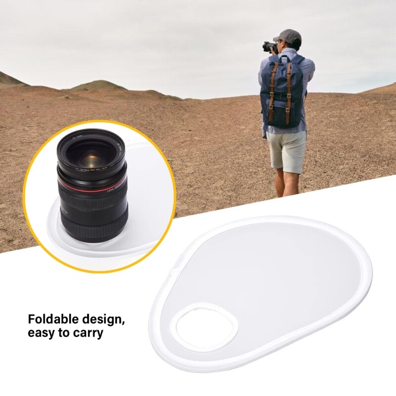 Easy Carry Foldable Flashes Diffuser Soft Light Photography Tool 30cm Diameter