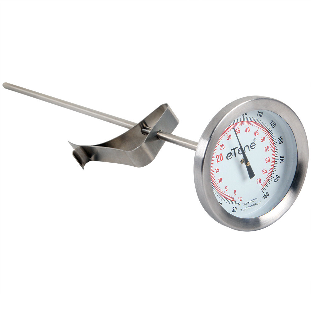 Darkroom Chemical Thermometer 43.5mm Dial Film Processing Developing Dual Unit
