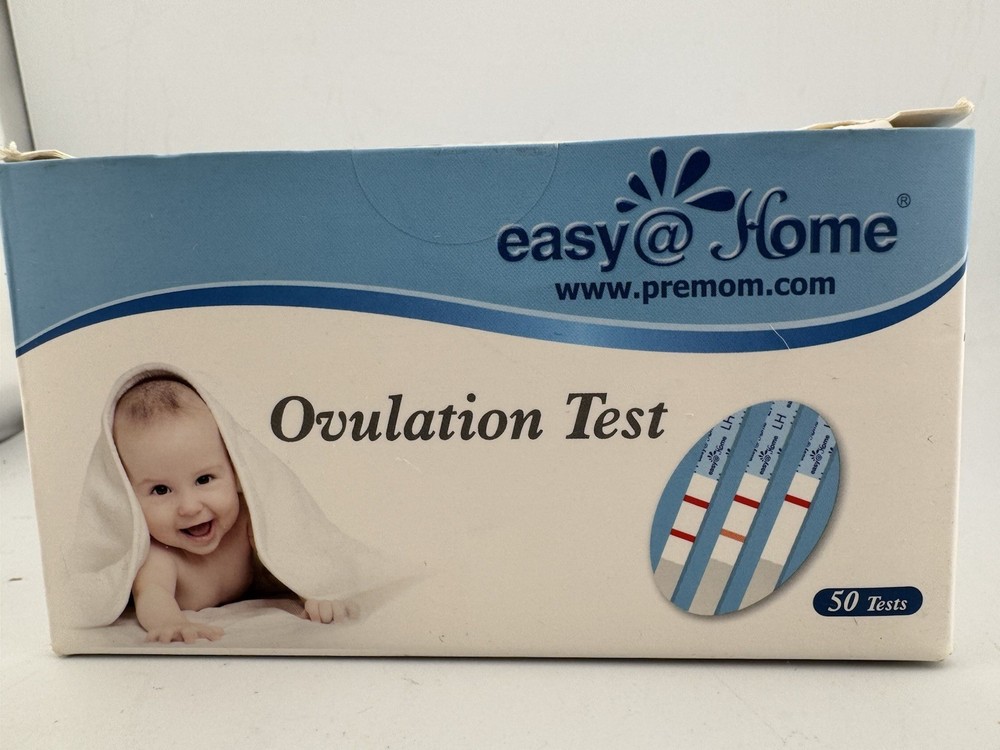 Easy@Home Ovulation Test Strips (50-Pack), FSA Eligible Ovulation Predictor Kit