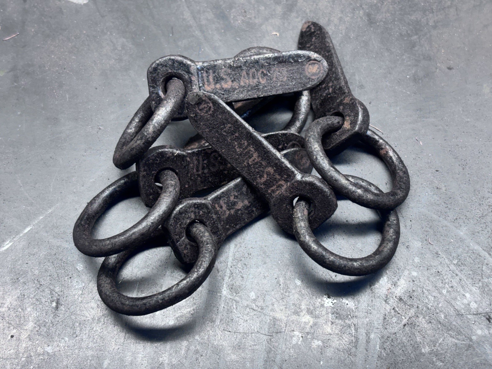 US Army Pitons Set Of 5 NOS Ski Climbing Mountain 10th WWII