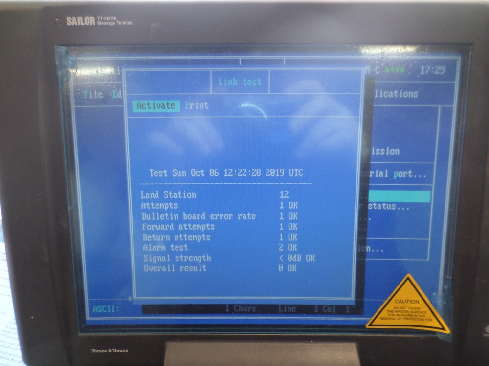 Sailor H2095C GMDSS Transceiver - Fully Tested