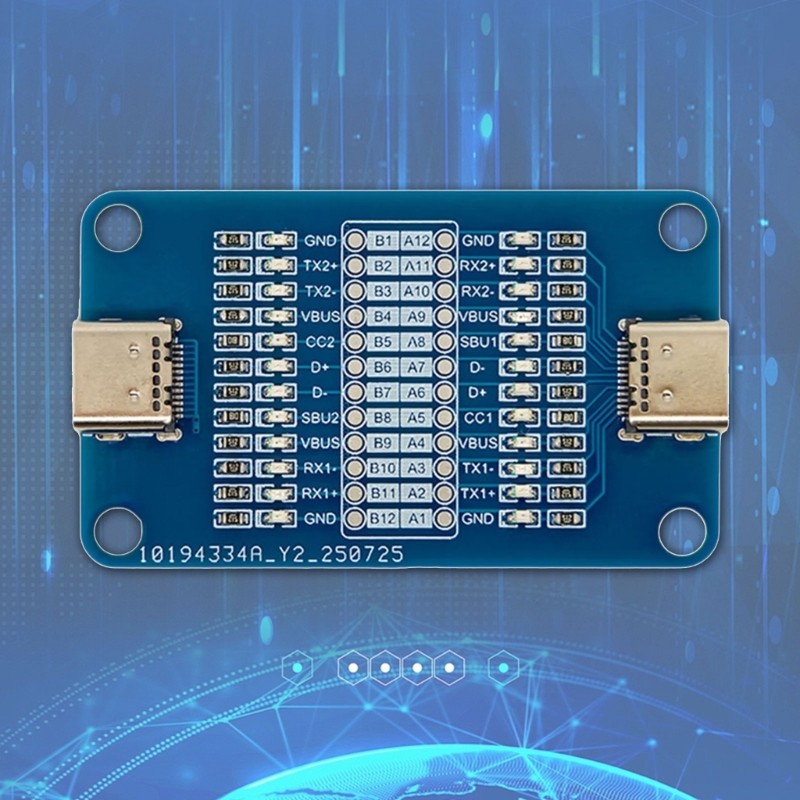 Type C Tester Module Lightweight Fiberglass Construction USB C Test Board