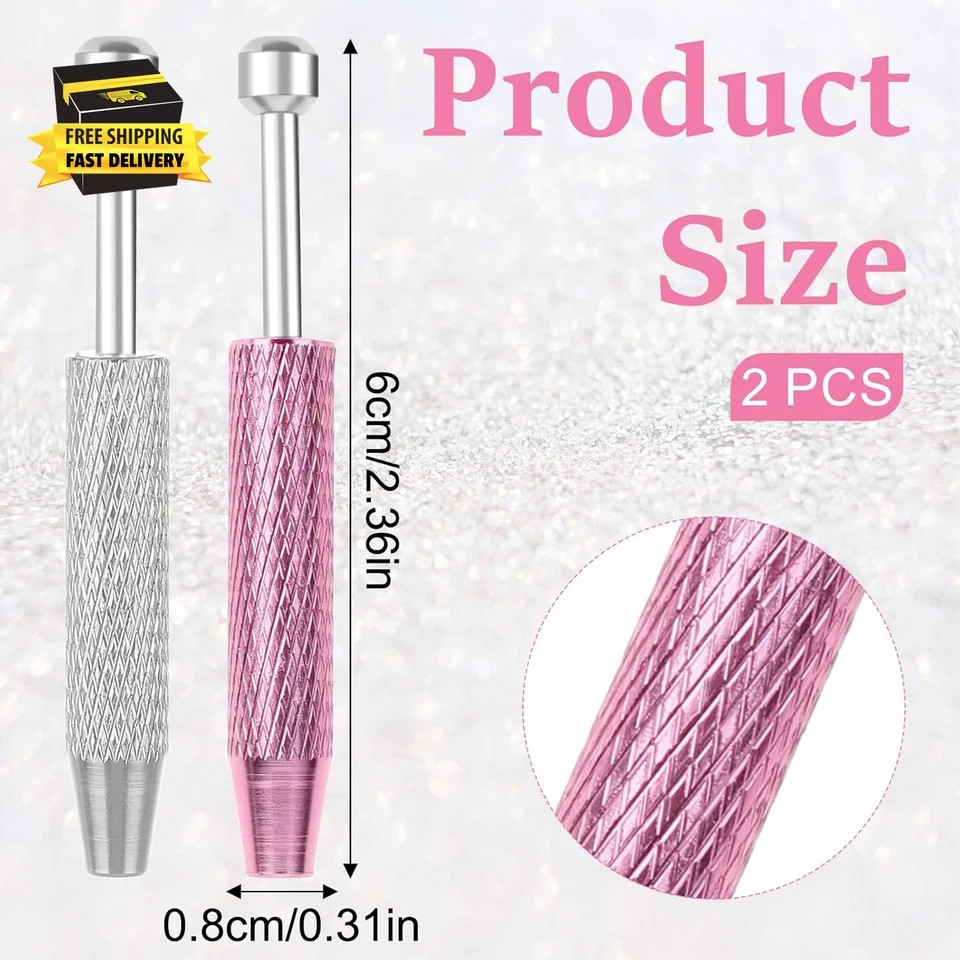 2 Pcs Piercing Ball Grabber Tool, Piercing Changing Tools 4-Claw Pick up Piercin
