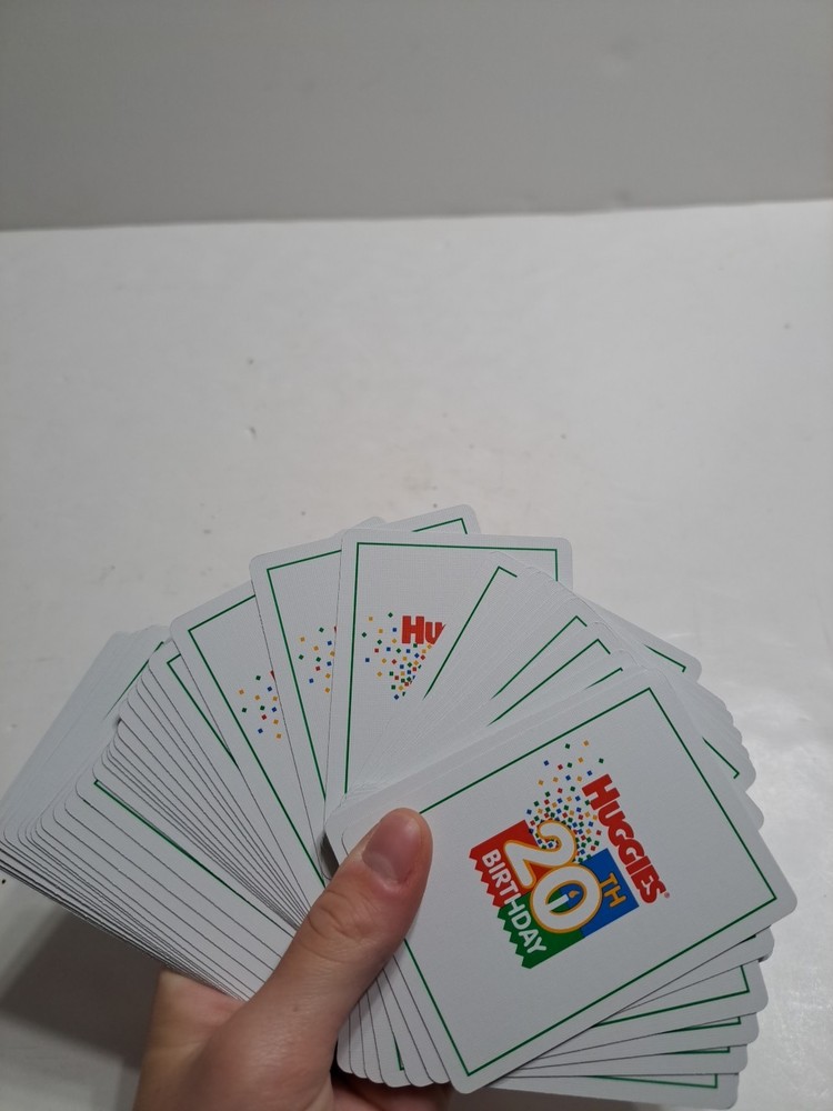 Huggies 20th Birthday Playing Cards Game