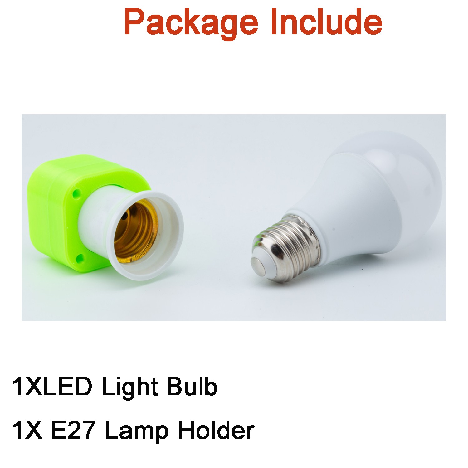 LED Work Light Bulb Portable Lamp For Ryobi 18V Series Battery Cordless E27 Bulb