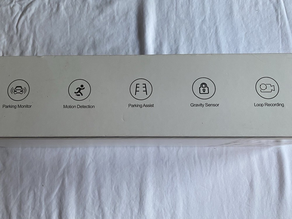 Dudubell M1 Mirror Dash Cam 1080p Loop Recording Motion Detection