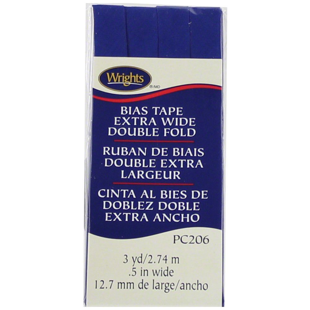 Bias Tape, Extra Wide Double Fold, Wrights