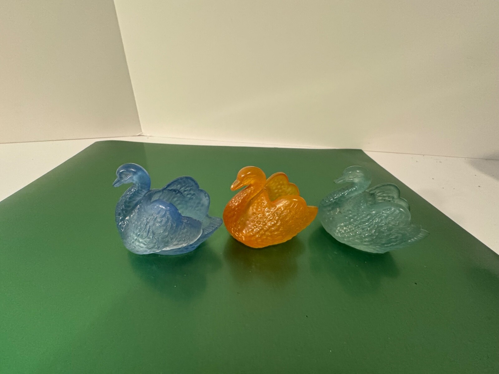 Lot of 6 Vintage Swan Salt Cellar Toothpick Holder Trinket Dish