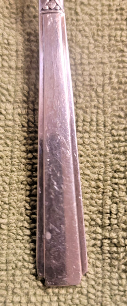 1881 Rogers Oneida Capri 1935 Sterling SilverPlate Flatware Cream Sugar Spoon 6"