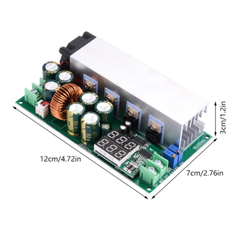 Direct Current Step Down Module Bucker Converters Power AdjustableDC12-80V 20A