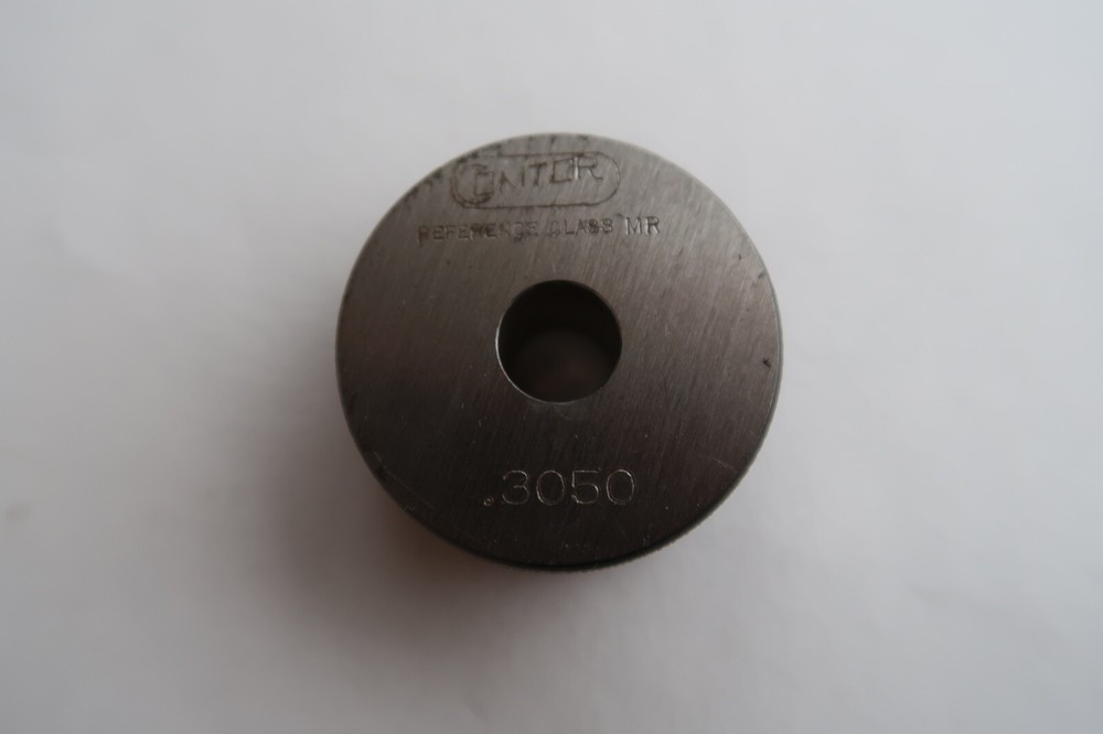 Comtor .3050 Diameter Master Smooth Plain Bore Ring Gauge