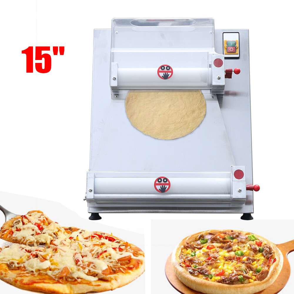 Electric Pizza Dough Roller Sheeter Pastry Press Making Machine 4-16"  US