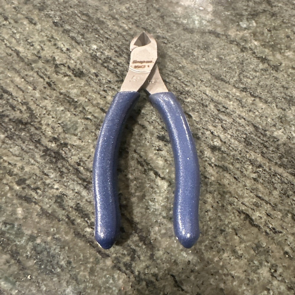 Snap On 85acf  vector edge diagonal cutter power blue new