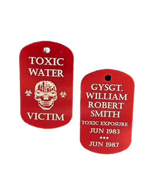 "Toxic Water Victim" Dog Tags (Custom)