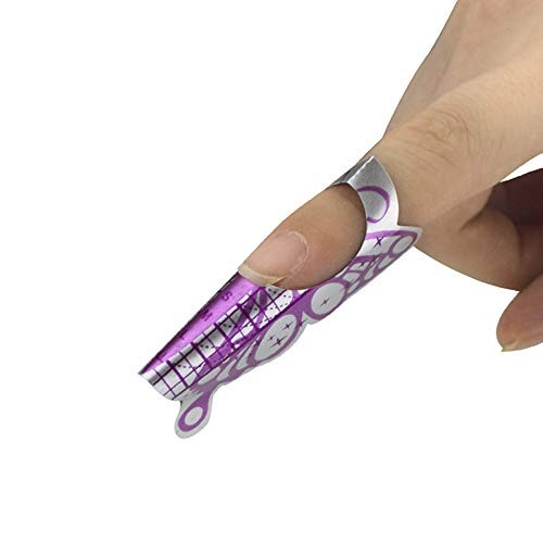 100pcs Nail Forms Extension Tips Builder Stickers Acrylic UV Gel Tool