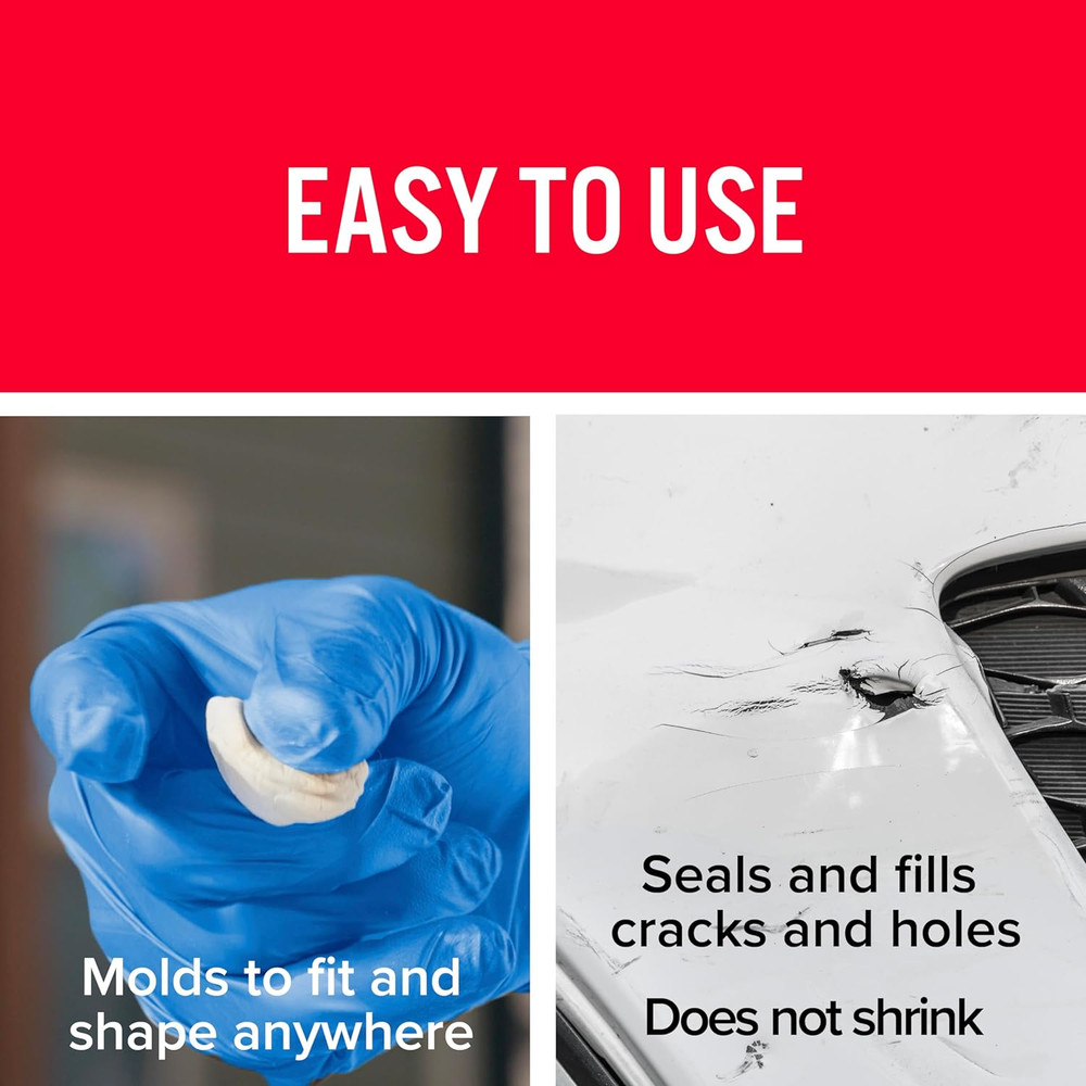8237 PlasticWeld Plastic Repair Epoxy Putty - 2 oz.