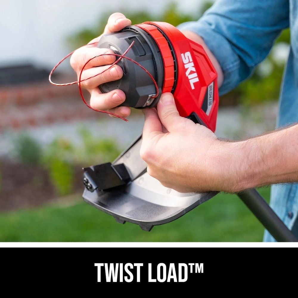 Cordless 40V String Trimmer & Leaf Blower Combo - Easy Load and Powerful Control