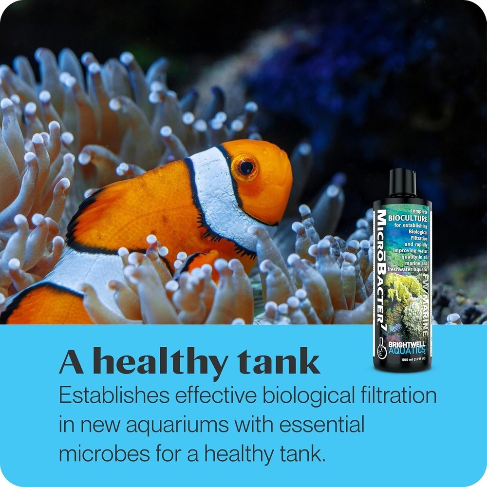 Advanced MicroBacter7 125mL Aquarium Bacteria for Freshwater & Saltwater Fish