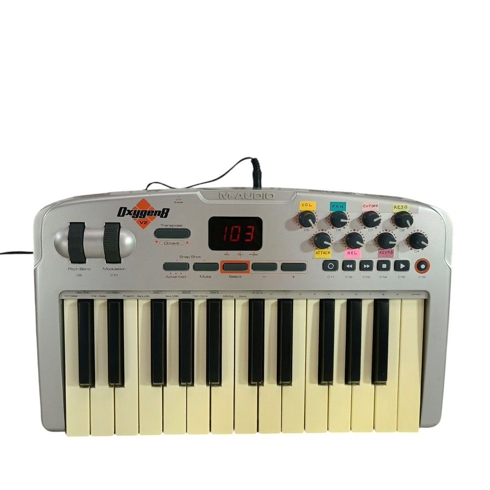 M-Audio Midiman Oxygen 8 25 key Controller MIDI - Keyboard Controller USB