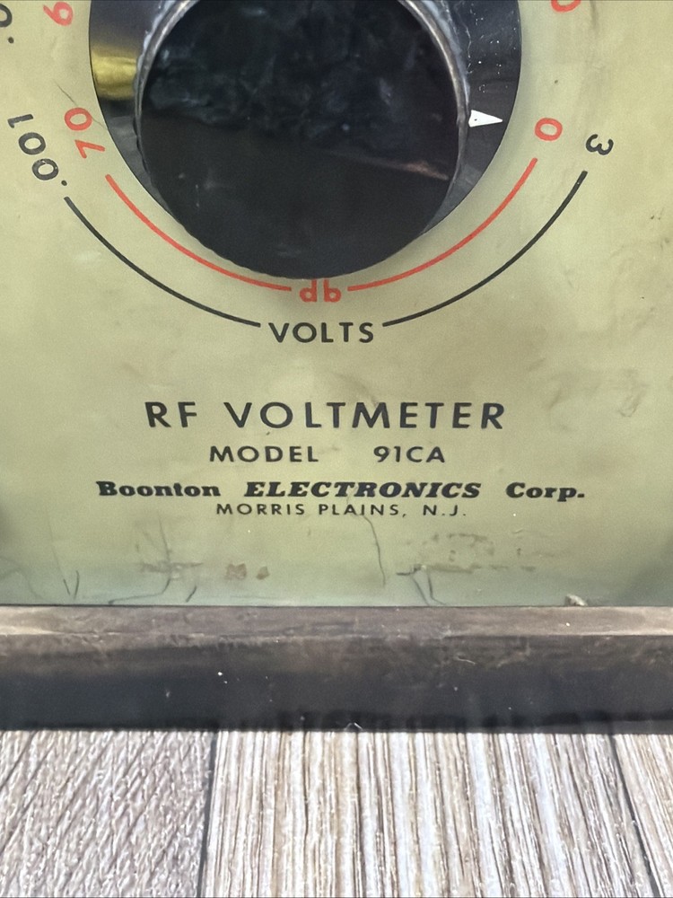 Boonton Electronics 91CA RF Voltmeter Untested