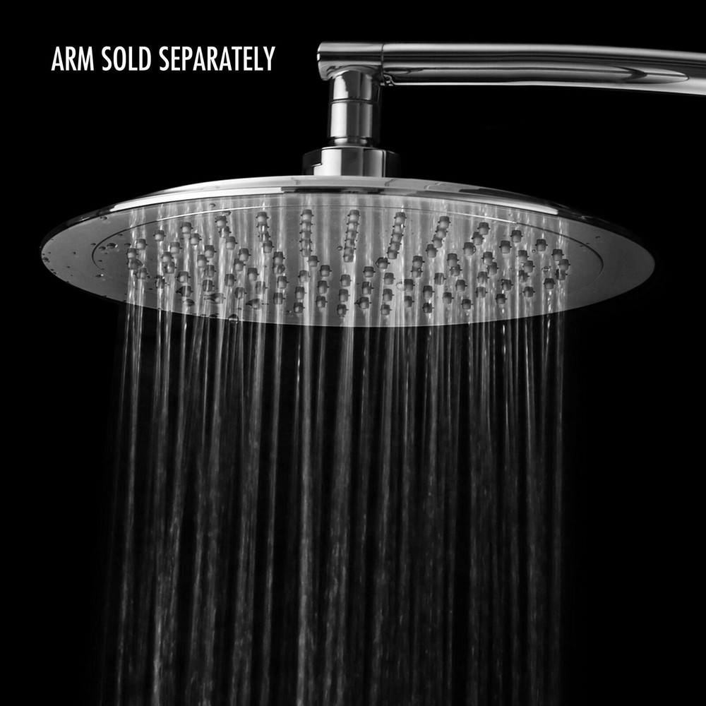 Razor Mega Size 9 Inch Rainfall Shower Head Chrome Face