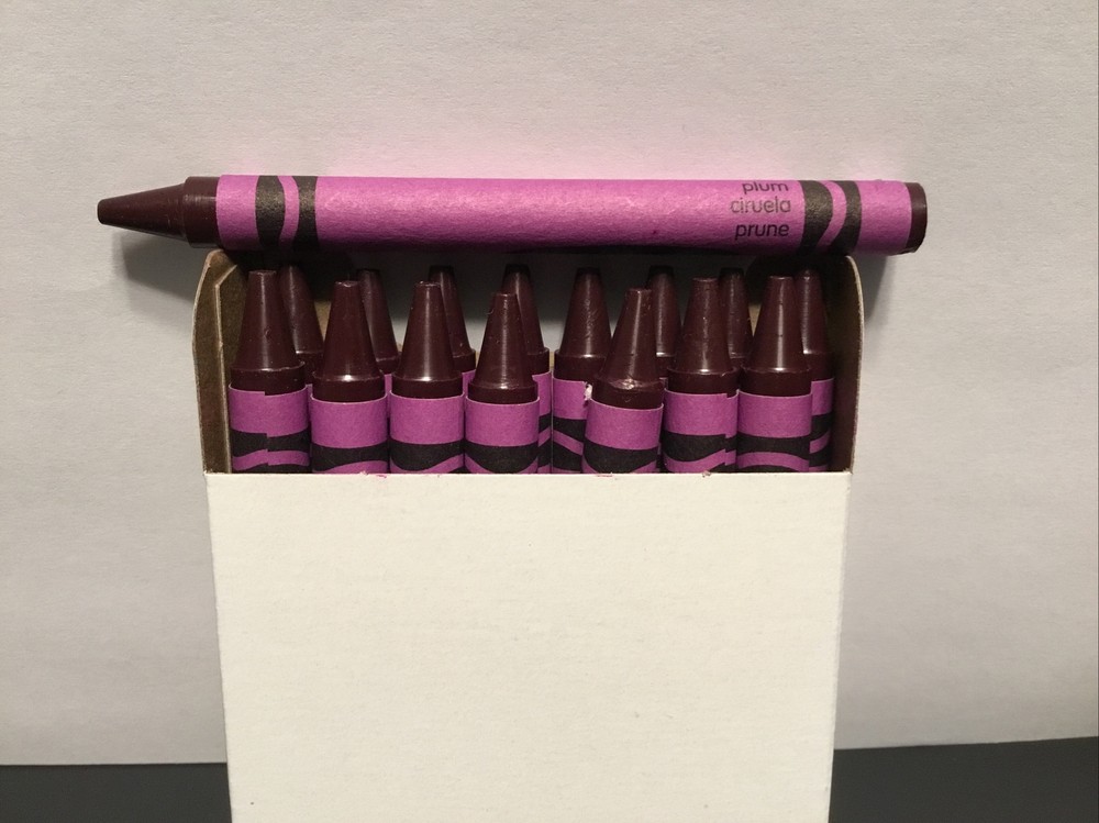(16) Crayola Crayons (plum) BULK