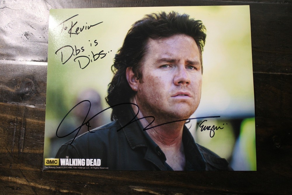 JOSH MCDERMITT-EUGENE  THE WALKING DEAD AUTOGRAPHED PHOTO