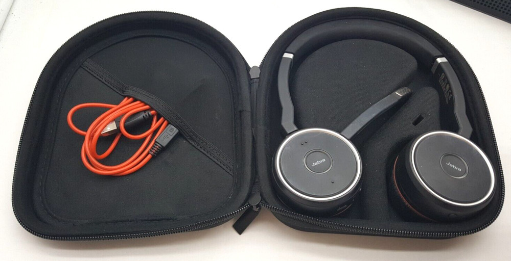 DEFECTIVE Jabra Evolve 75 Wireless Bluetooth Headset HSC040W No Dongle G3D