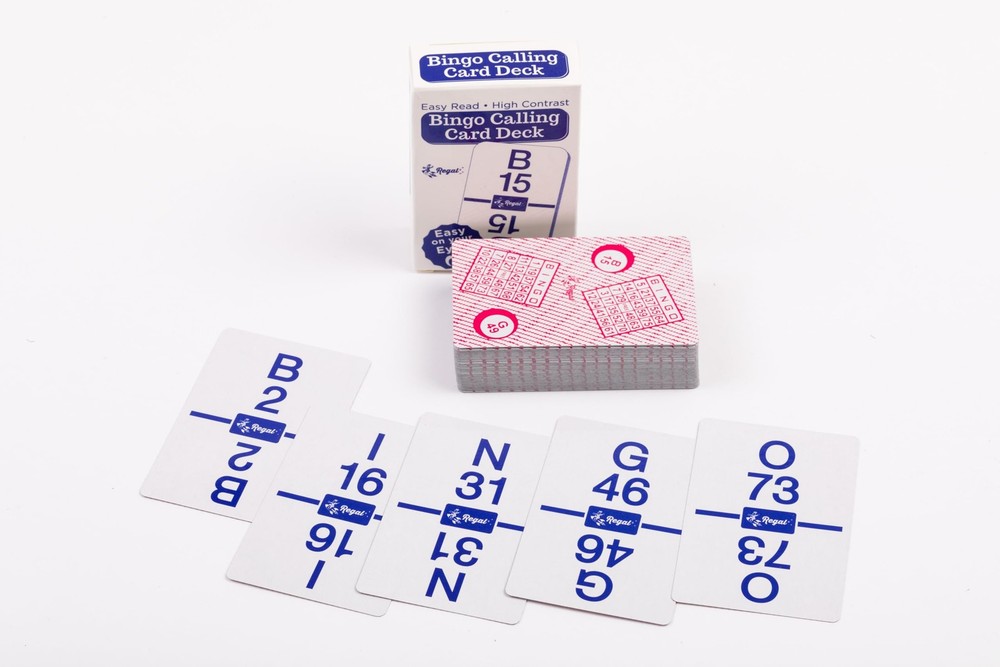Regal Bingo Calling Cards Deck Reusable - Standard, Standard Multicolor