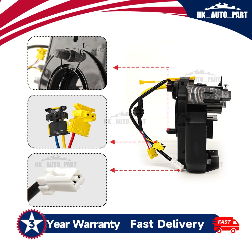 Clock Spring W/ Angle Sensor for 2010-2022 RAM 1500 With Heated Steering Wheel