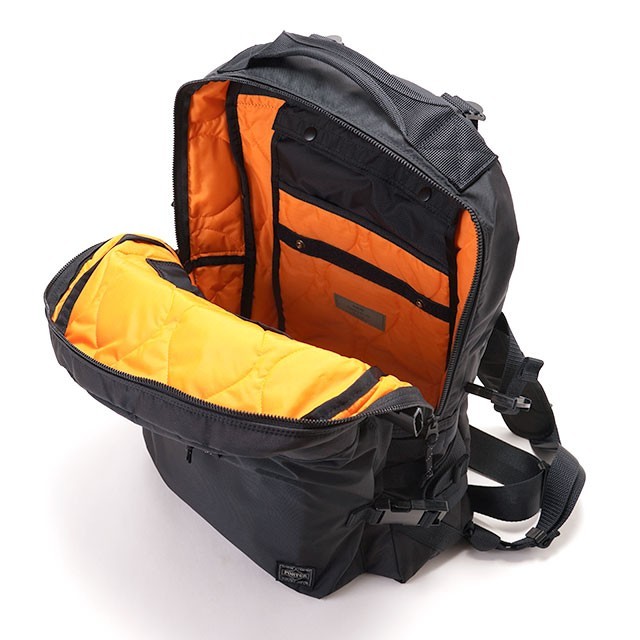 PORTER Yoshida 855-05902 FORCE Day Pack Black Nylon Backpack Military Style