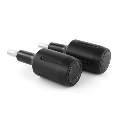 Black Motorcycle Frame Sliders - Falling Crash Protector Guards