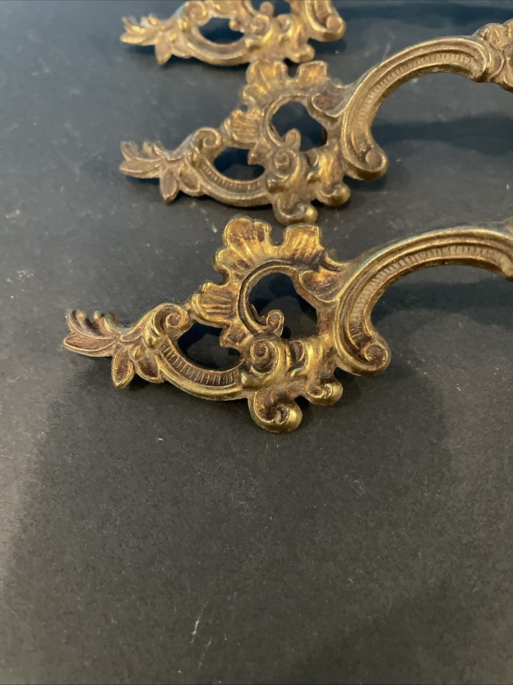 VTG Long Brass Drawer Pulls